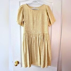 Shelter Mini Agnes Dress In Butter Size XS